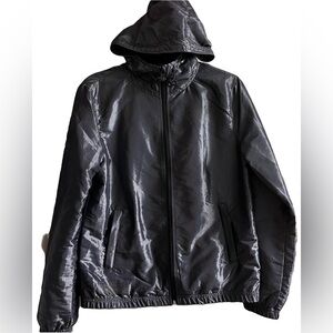 EUC Broken Promises Street-ware Hooded Windbreaker Jacket Unisex Size Small